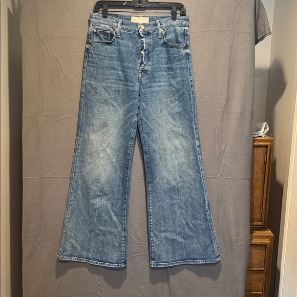 Mother Tomcat Cut Fly Roller Jeans Size 30 - Picture 1 of 7
